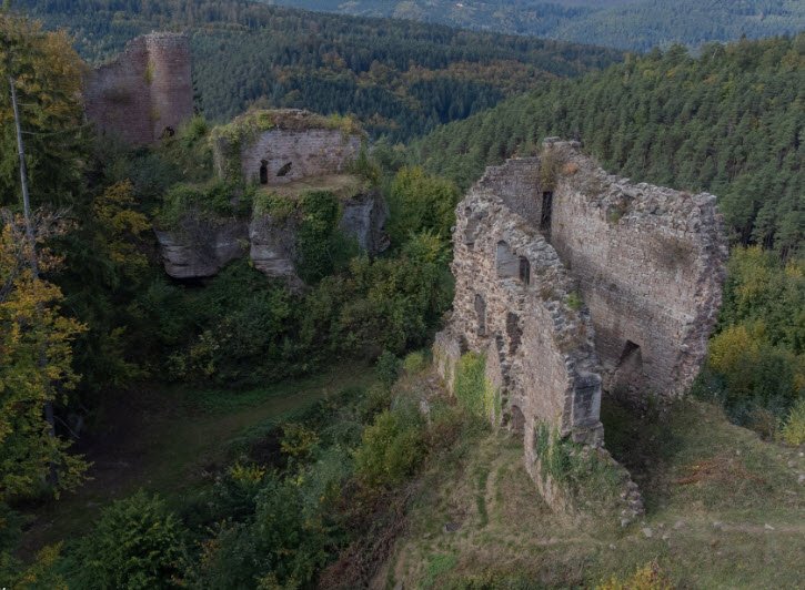 Château de Dreistein, Ottrott, France, France